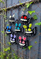 Mothman Plush Keychain Blind Box with Random Cryptid Design and Collectible Card · Random Mothman plush keychain design