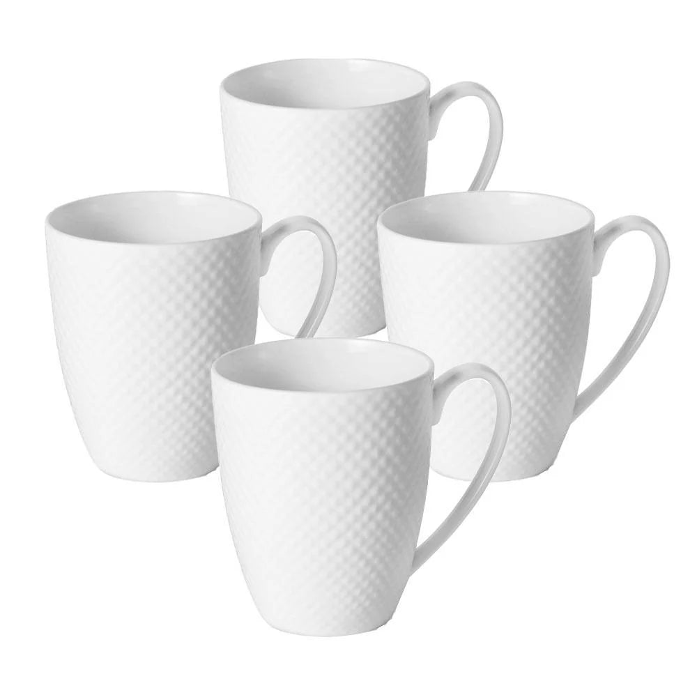 Mug Set of 4 Bone China Coffee Mugs