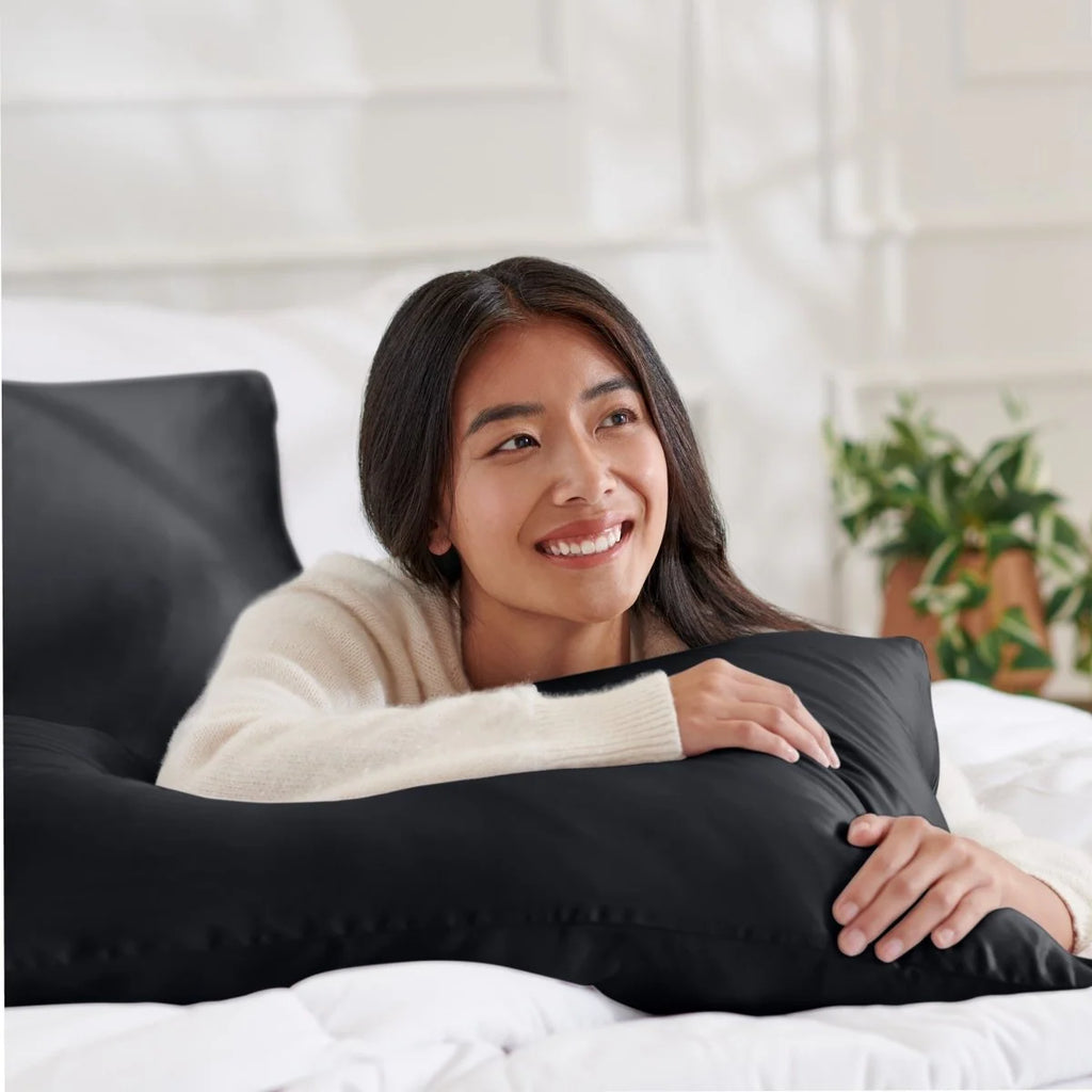 Mulberry Silk Pillowcase, 19 Momme Single Case with Zipper or Envelope Closure in Standard, Queen, or King