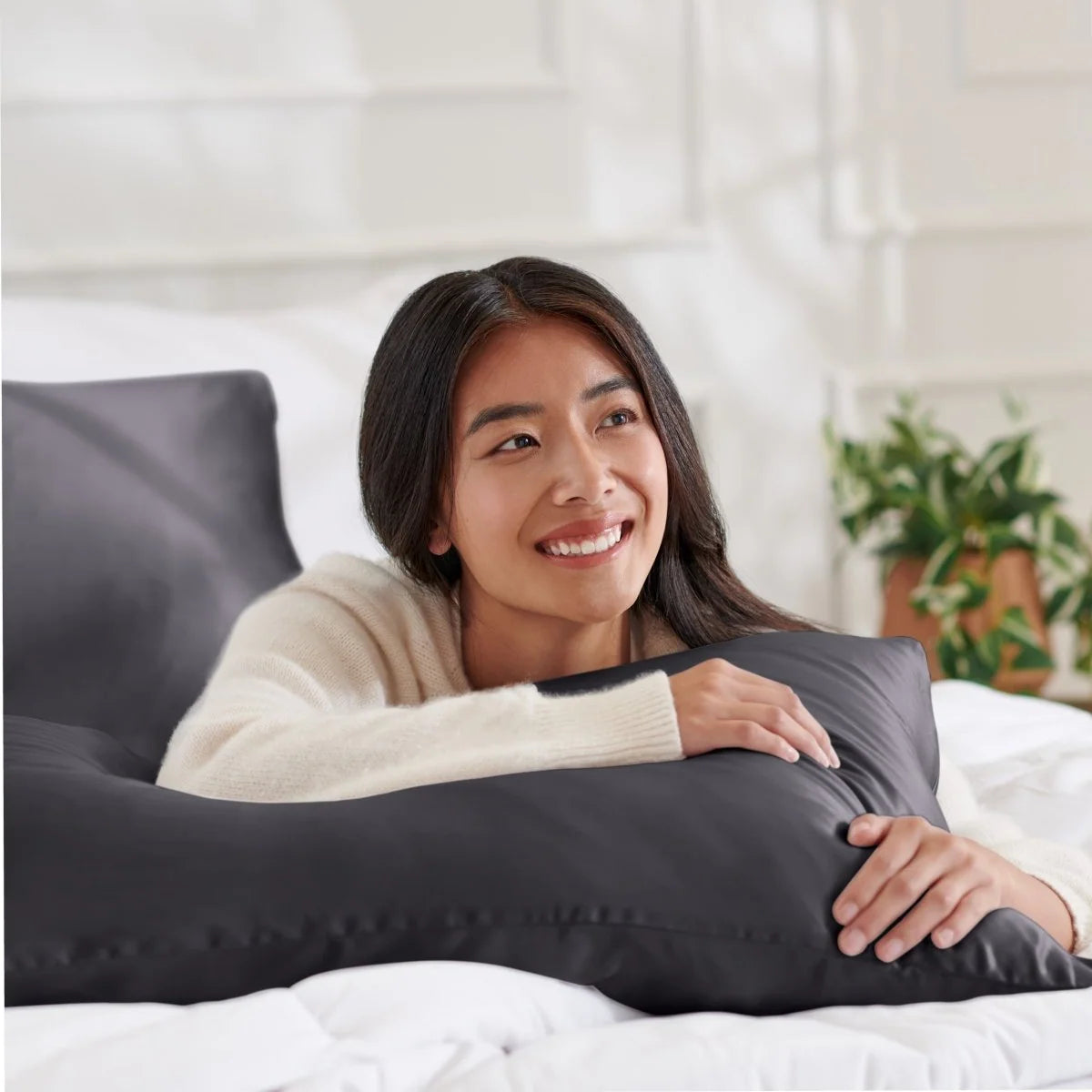 Mulberry Silk Pillowcase, 19 Momme Single Case with Zipper or Envelope Closure in Standard, Queen, or King