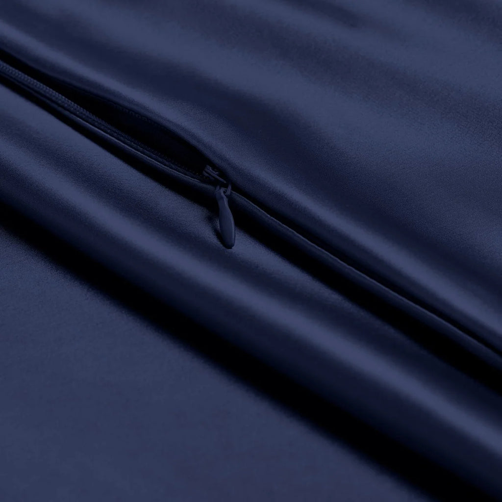 Mulberry Silk Pillowcase, 19 Momme Single Case with Zipper or Envelope Closure in Standard, Queen, or King