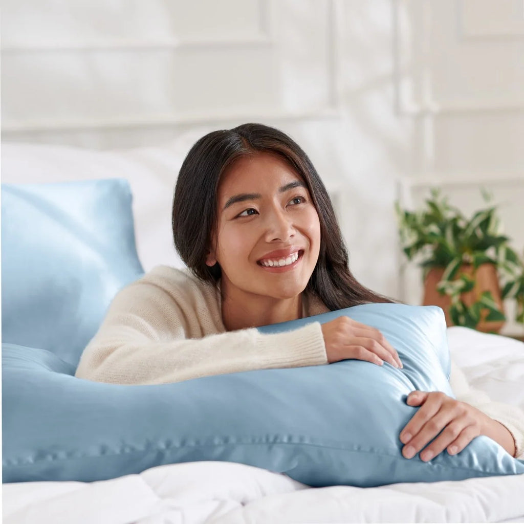 Mulberry Silk Pillowcase, 19 Momme Single Case with Zipper or Envelope Closure in Standard, Queen, or King