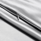 Mulberry Silk Pillowcase, 19 Momme Single Case with Zipper or Envelope Closure in Standard, Queen, or King