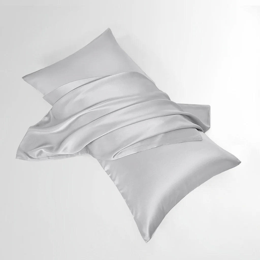 Mulberry Silk Pillowcase in 22 Momme with Envelope Closure, Five Colors, Three Sizes and Single to 4-Pack
