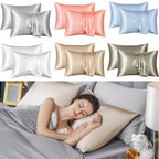 Mulberry Silk Pillowcases, 2-Pack in 100% Silk on Both Sides