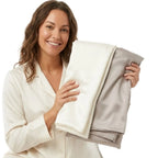 Mulberry Silk Pillowcases, 2-Pack in 100% Silk on Both Sides