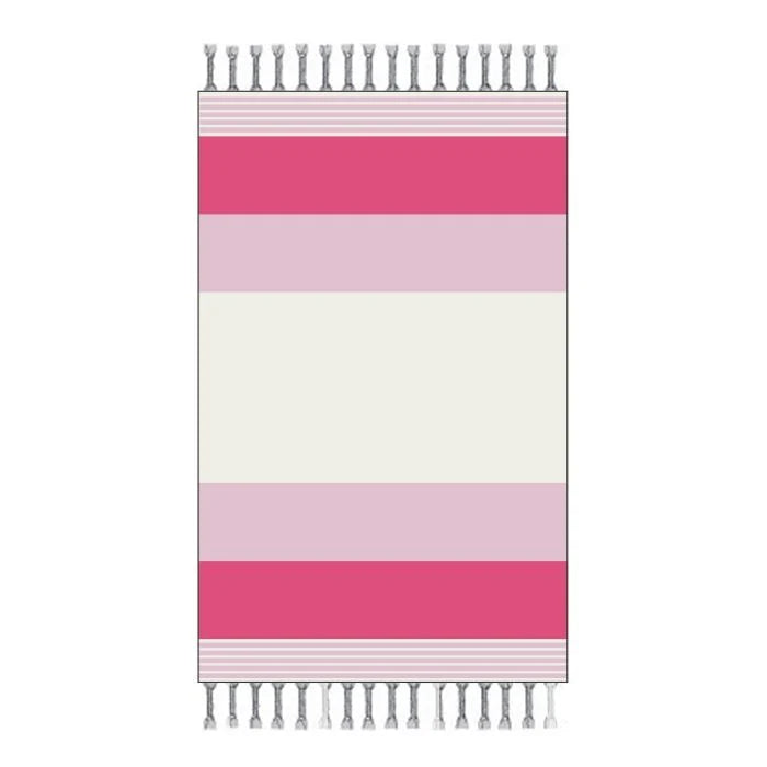 Multi-Color Striped Turkish Towel in 100% Cotton