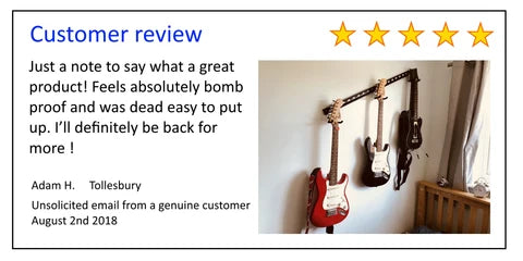 Multi-Guitar Wall Rack