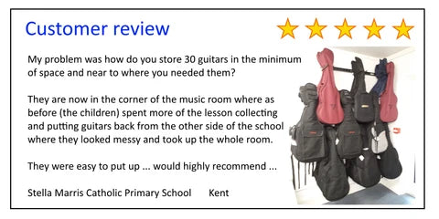 Multi-Guitar Wall Rack