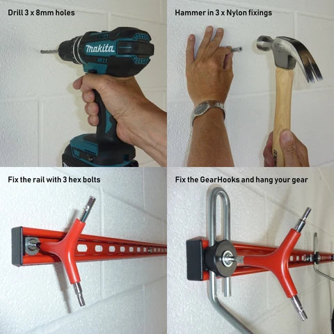 Multi-Guitar Wall Rack
