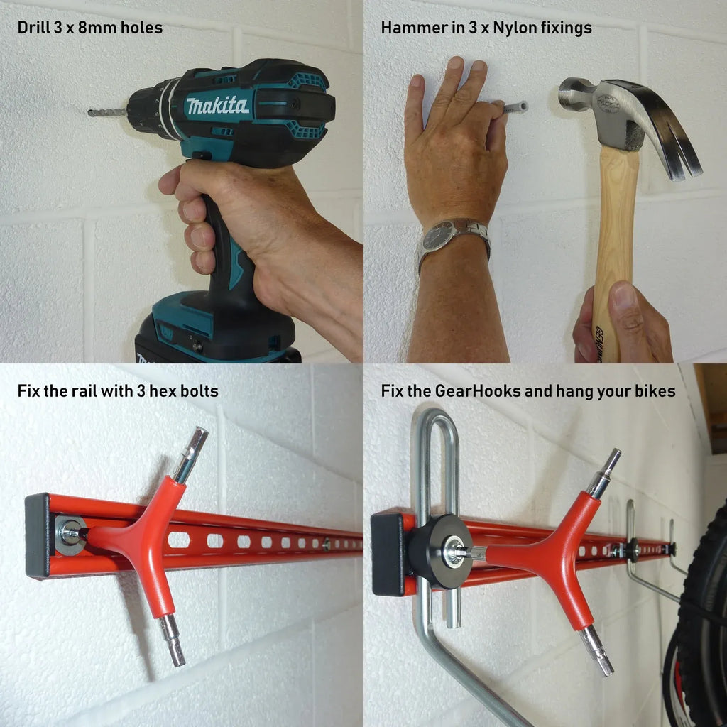 Multi-Guitar Wall Rack