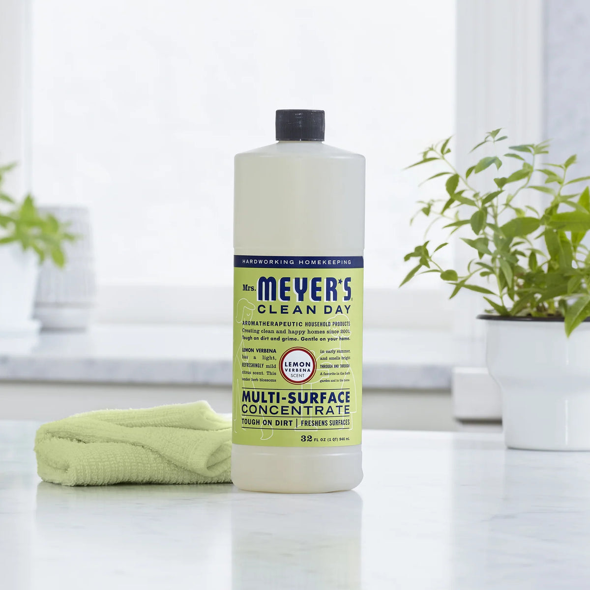 Multi-Surface Cleaner Concentrate for Non-Porous Home Surfaces, Refillable Formula in Lavender and Other Scent