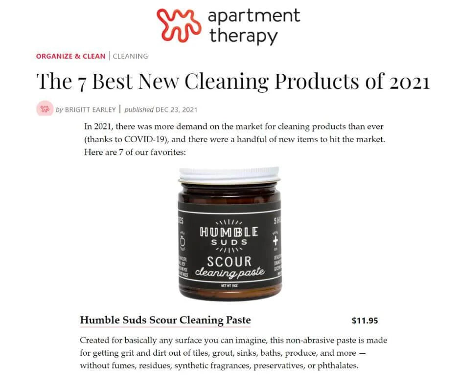 Multi-Surface Cleaning Paste with Citrus Essential Oils for Grease and Surface Stains in Kitchens and Bathrooms
