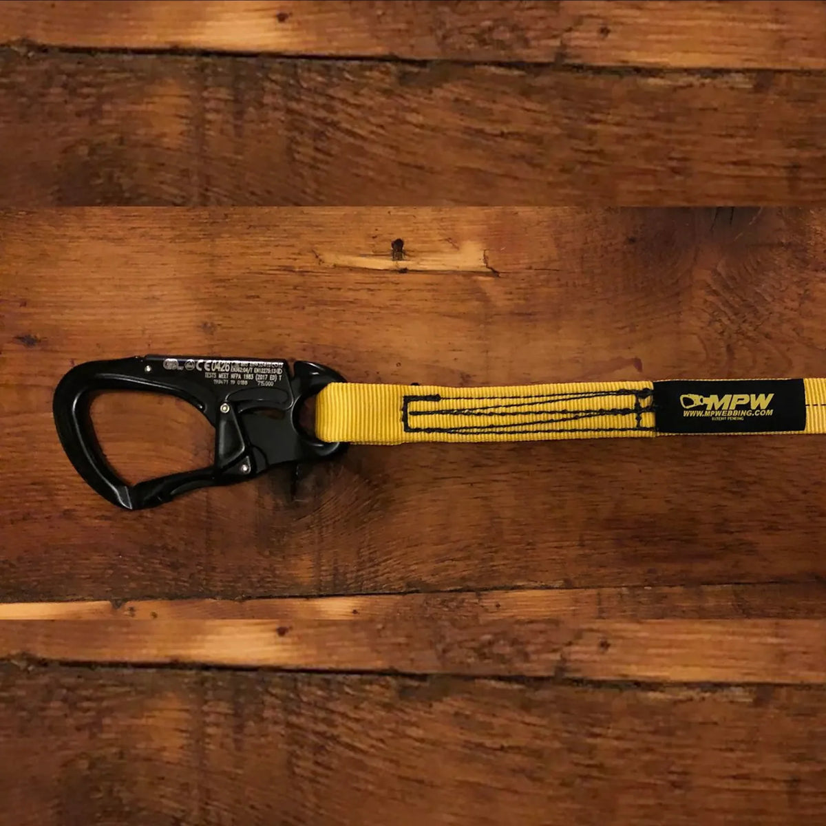 Multipurpose Firefighter Webbing Rescue Tool with 22-Foot Haul Line, Search Rope and Dual-Action Carabiner