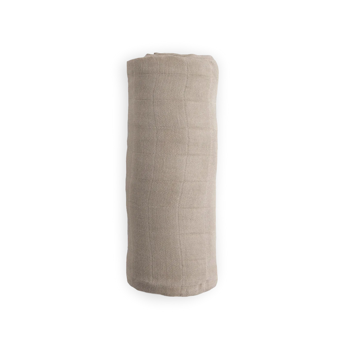 Muslin Swaddle Blanket in Solid Oatmeal, Made from 100% Rayon from Bamboo for Soft Newborn Wrapping