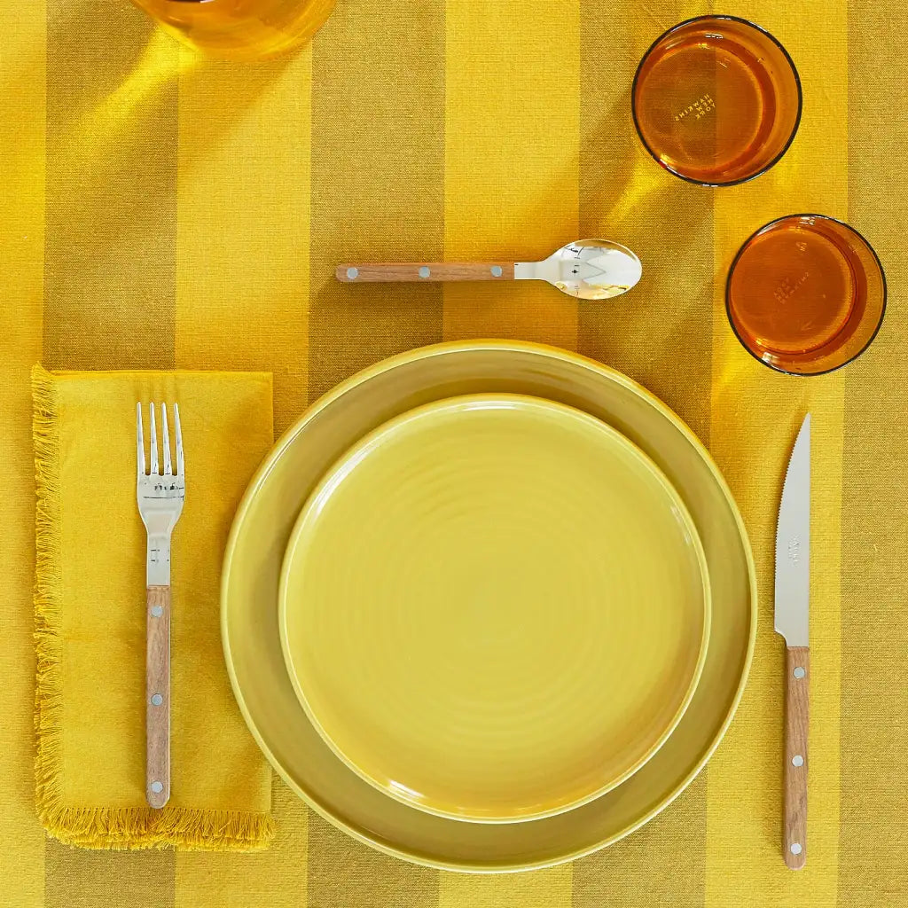 Mustard Cotton Dinner Napkins, Set of 4