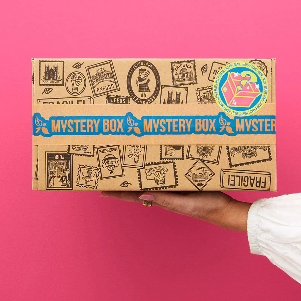 Mystery Tea Box Gift Set with Classic, Autumn, Bumper, Mega and Caf — Classic Mystery Tea Box / Caffeine Free Mystery Tea Box