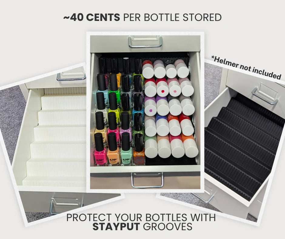 Nail Polish Drawer O — Original 6-Drawer Model - Full Bottle Organizers / Black / 1-Drawer / Original 6-Drawer Model - Full B
