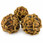 Natural Banana Leaf Bird Toy Balls, 3-Pack