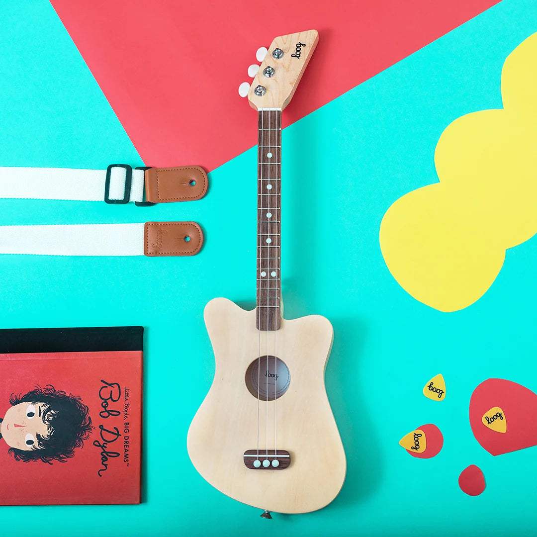 Natural Mini Acoustic Guitar