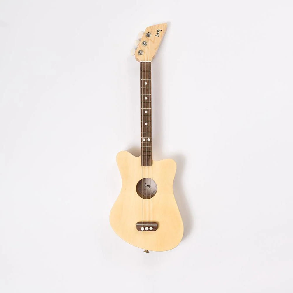 Natural Mini Acoustic Guitar, Natural-Default Title
