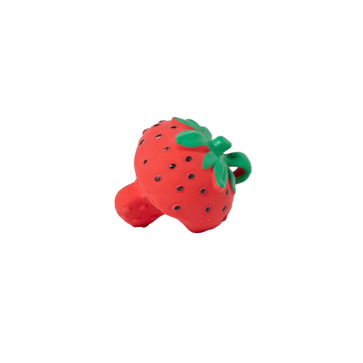Natural Rubber Strawberry Baby Teether