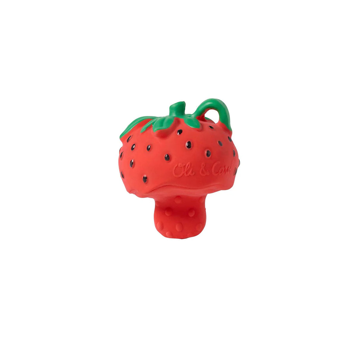 Natural Rubber Strawberry Baby Teether