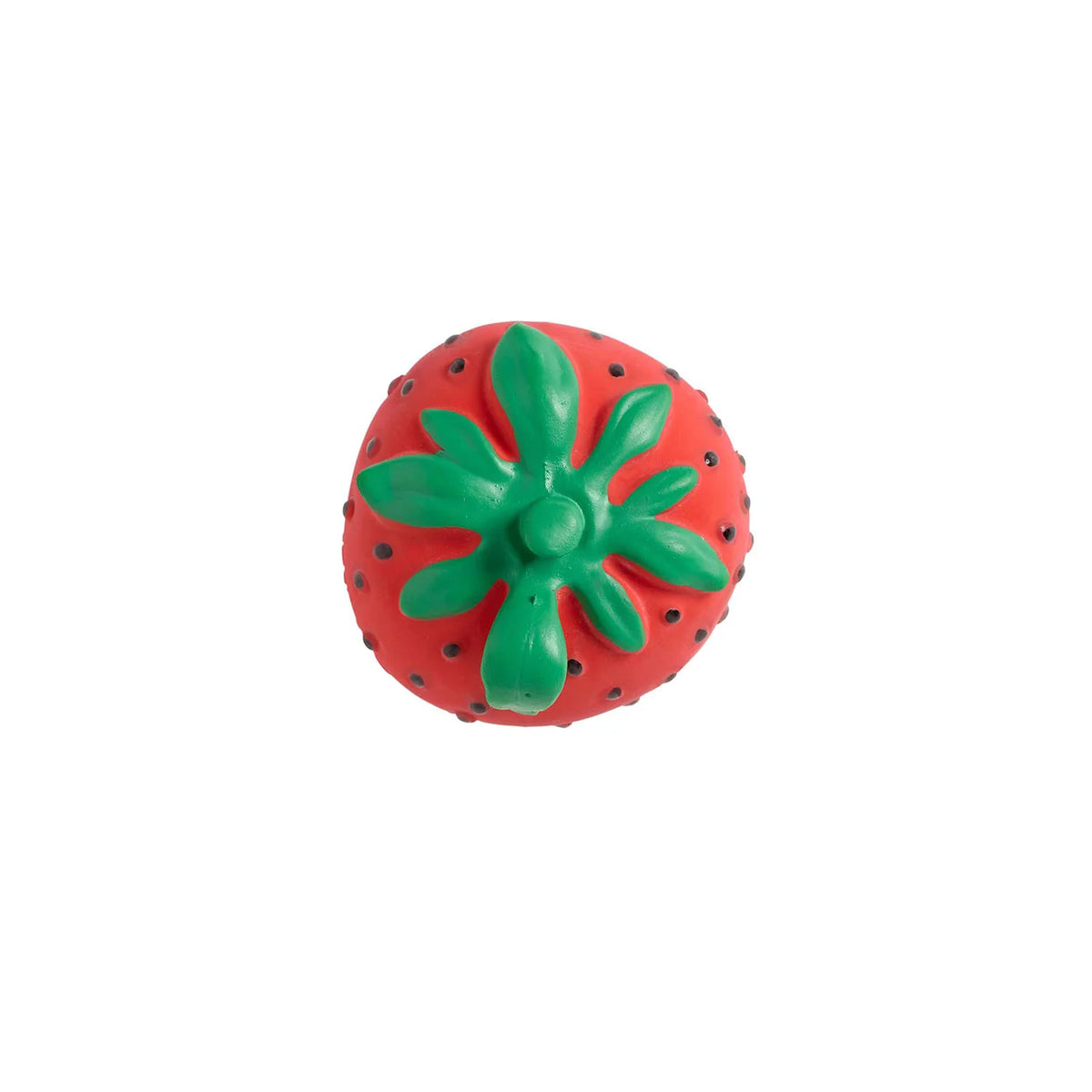 Natural Rubber Strawberry Baby Teether