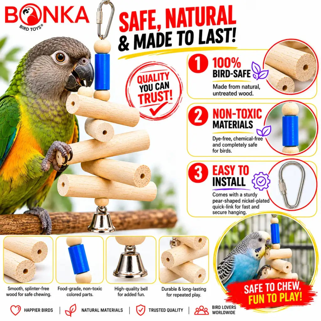 Natural Sola Bird Toy