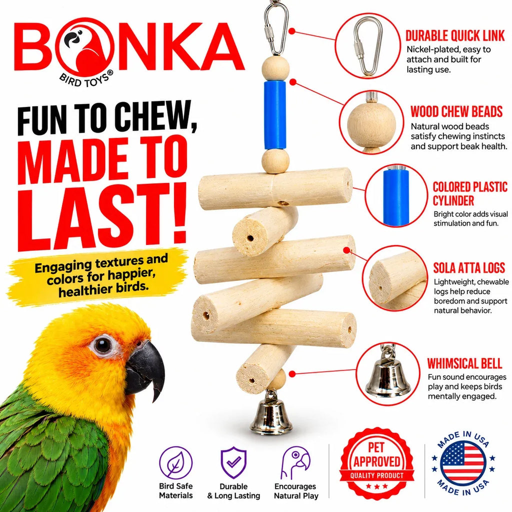 Natural Sola Bird Toy