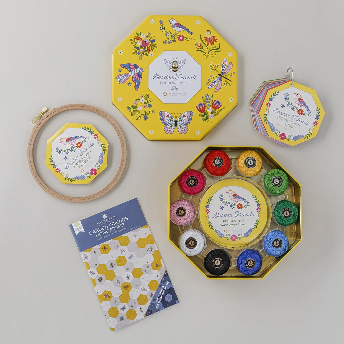 Nature-Inspired Beginner Embroidery Kit
