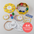 Nature-Inspired Beginner Embroidery Kit