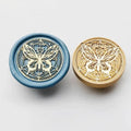 Nature-Inspired Wax Seal Stamps, Solid Brass Decorative Stamp, Butterfly
