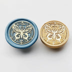 Nature-Inspired Wax Seal Stamps, Solid Brass Decorative Stamp, Butterfly
