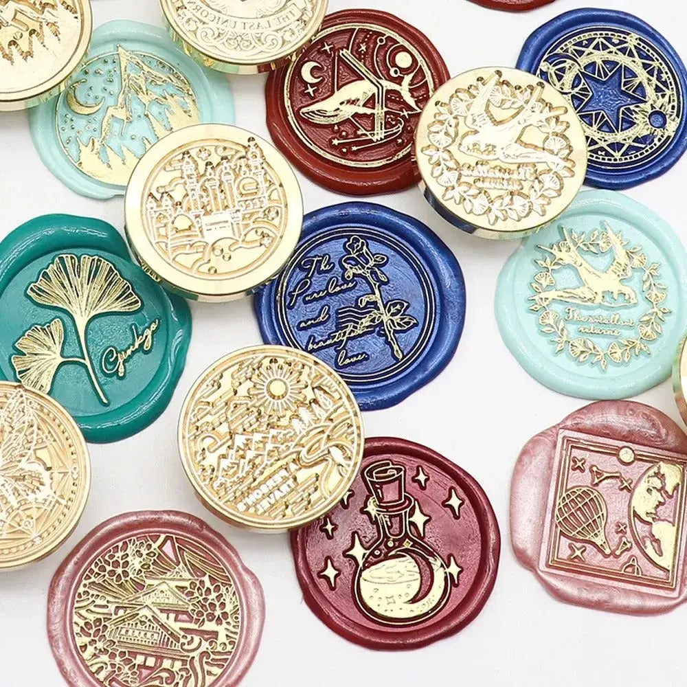 Nature-Inspired Wax Seal Stamps, Solid Brass Decorative Stamp
