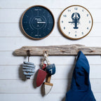 Navy Blue Coastal Tide Clock