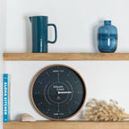 Navy Blue Coastal Tide Clock