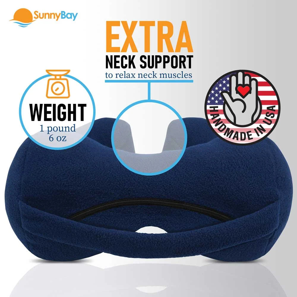 Neck Pillow in Large Blue Size