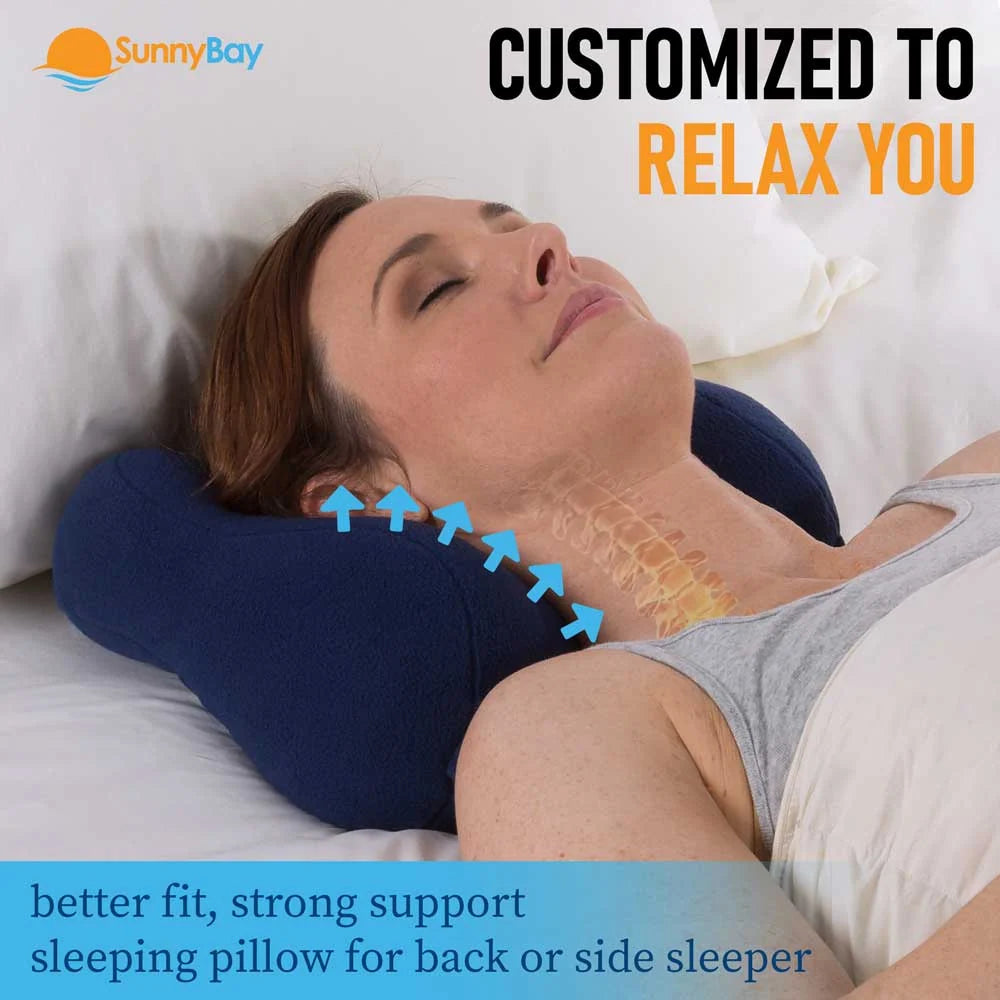 Neck Pillow in Large Blue Size