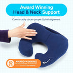 Neck Pillow in Large Blue Size