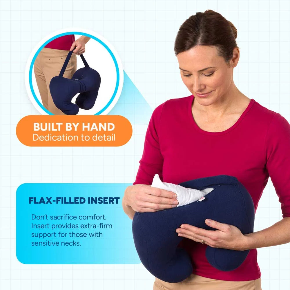 Neck Pillow in Large Blue Size