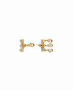 Necklace Layering Clasp for Stacking Up to 3 Chains in Gold, Silver, or Rose Gold Finishes — Gold