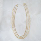 Necklace Layering Clasp for Stacking Up to 3 Chains in Gold, Silver, or Rose Gold Finishes