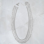 Necklace Layering Clasp for Stacking Up to 3 Chains in Gold, Silver, or Rose Gold Finishes