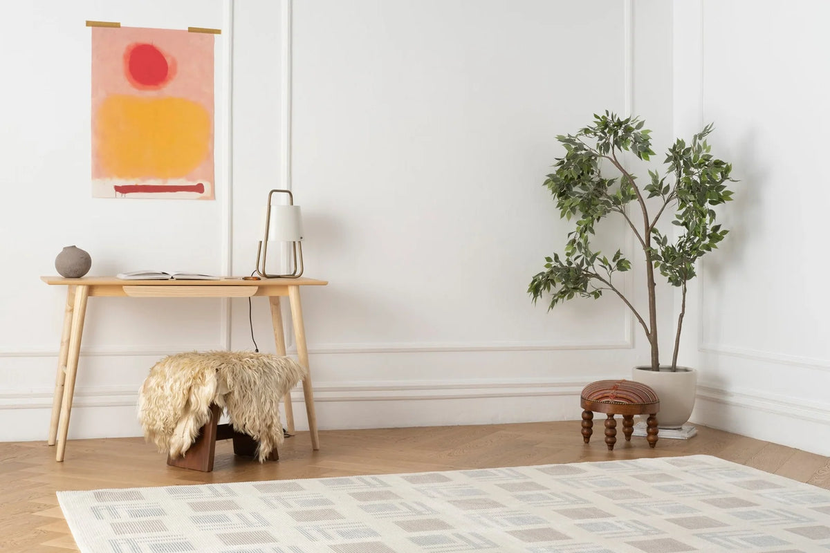 Neutral Washable Rug