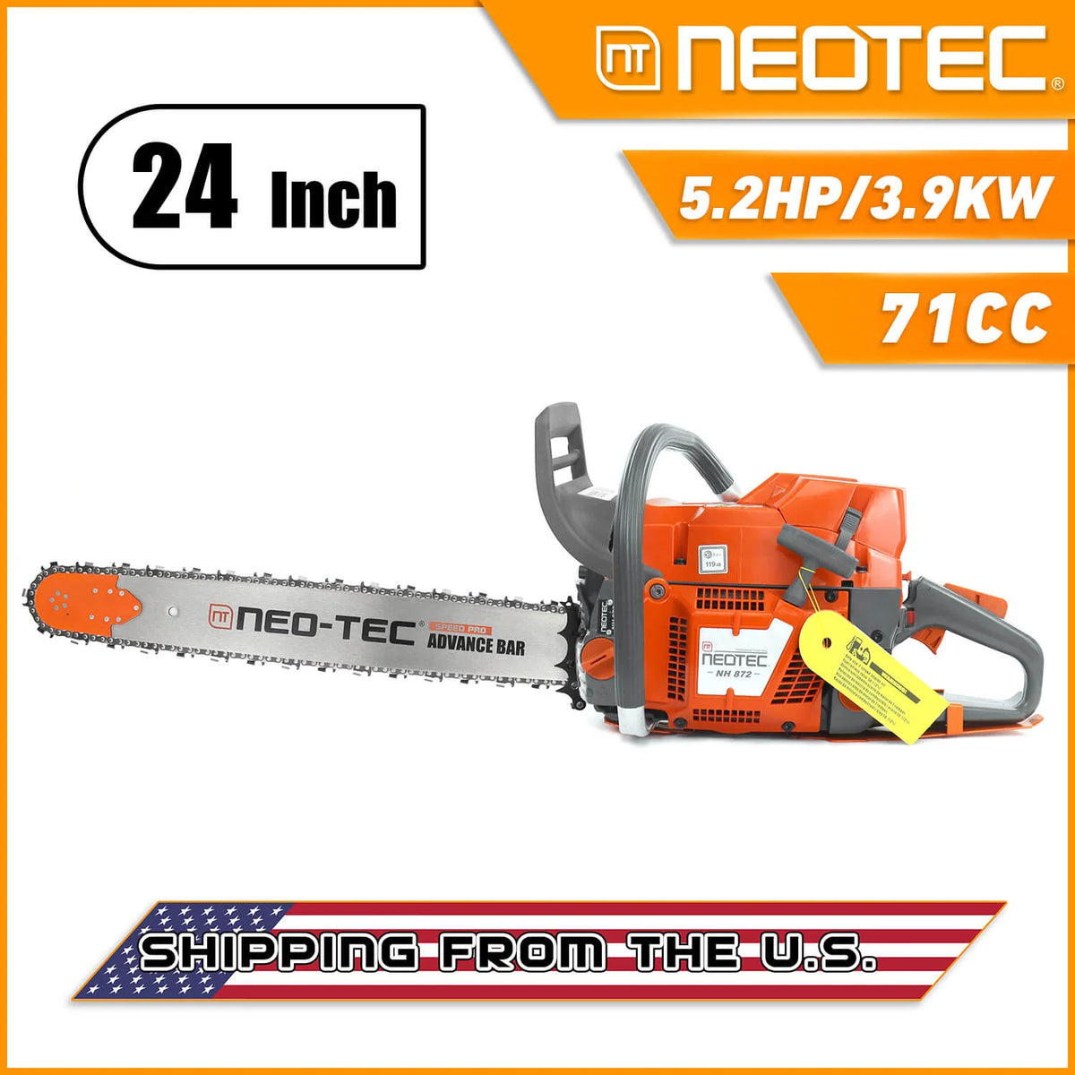 NH872 Gas Chainsaw