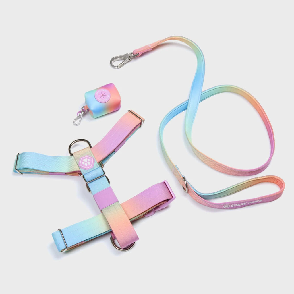 No-Pull Dog Harness and Leash — Pastel Icing Harness / Size 3 / Pastel Icing Harness / Size 4 / Pastel Icing Harness / Size 5