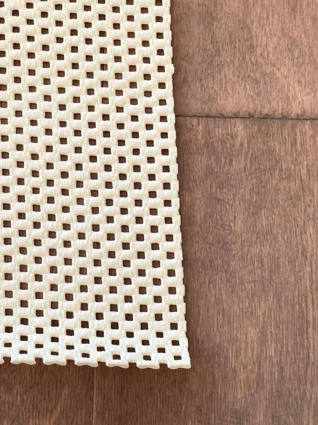 Non-Slip Rug Pad in Cream PVC, 0.16-Inch Thick and Easy to Trim