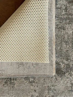 Non-Slip Rug Pad in Cream PVC, 0.16-Inch Thick and Easy to Trim