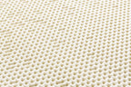 Non-Slip Rug Pad in Cream PVC, 0.16-Inch Thick and Easy to Trim